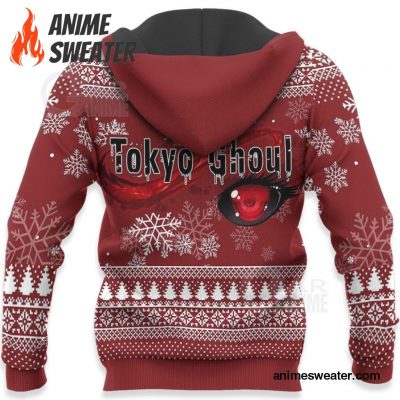 Ken Kaneki Ugly Christmas Sweater Tokyo Ghoul Anime Gift Idea VA11