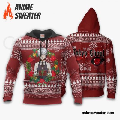 Ken Kaneki Ugly Christmas Sweater Tokyo Ghoul Anime Gift Idea VA11