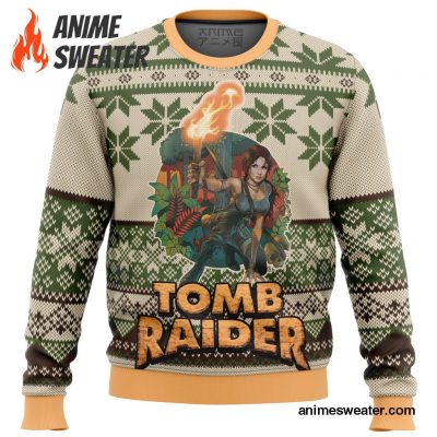 Tomb Raider Alt Ugly Christmas Sweater