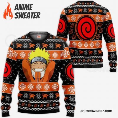 Uzumaki Happy Ugly Christmas Sweater Anime Xmas Gift VA10