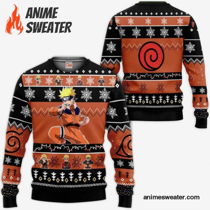 Uzumaki Ugly Christmas Sweater Custom Xmas Gifts Idea