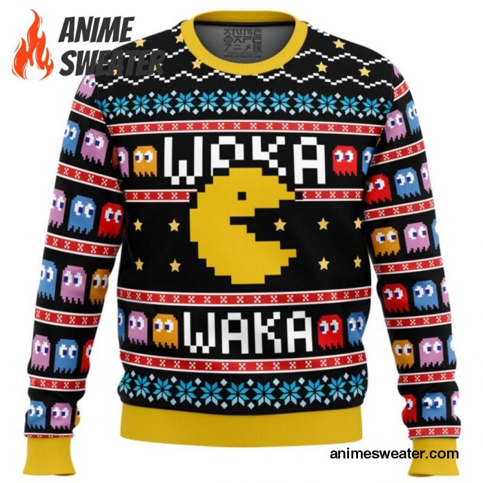 Waka Waka Pac Man Ugly Christmas Sweater