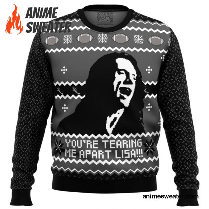 YOU’RE TEARING ME APART LISA!!! Ugly Christmas Sweater