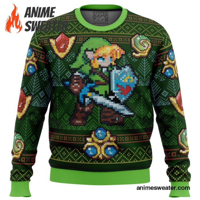 Zelda Link Green Ugly Christmas Sweater