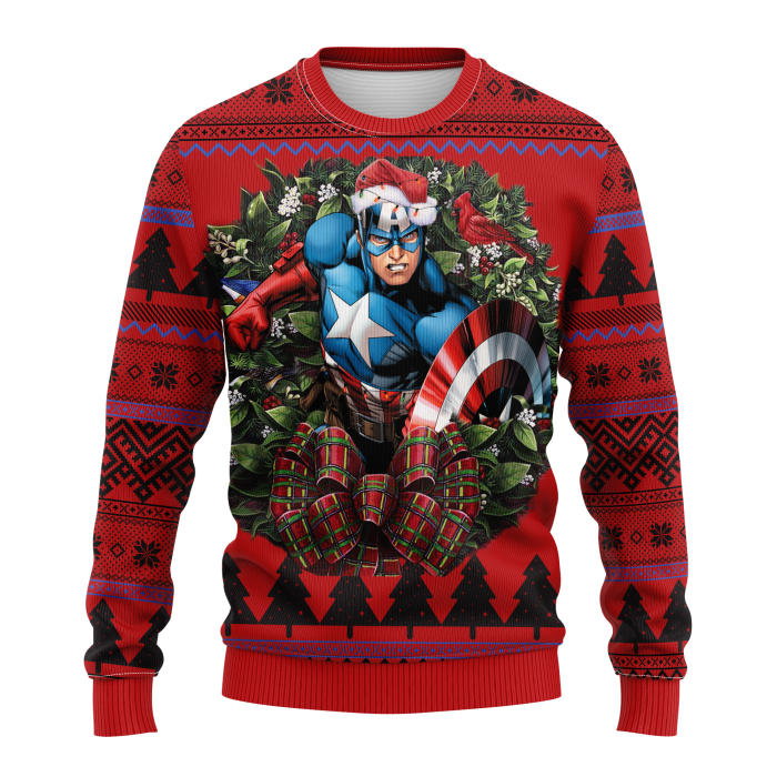 CaptainAmericanoelmcfront - Anime Sweater Store