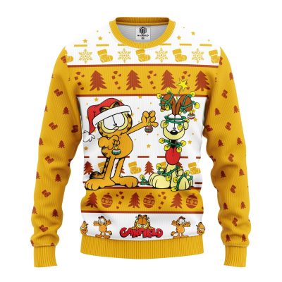 Garfieldfrontmc - Anime Sweater Store