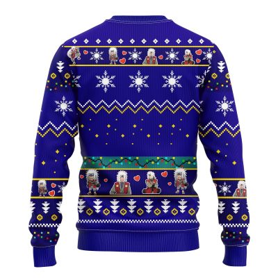 JiraiyaNarutoChristmas bluemcback - Anime Sweater Store