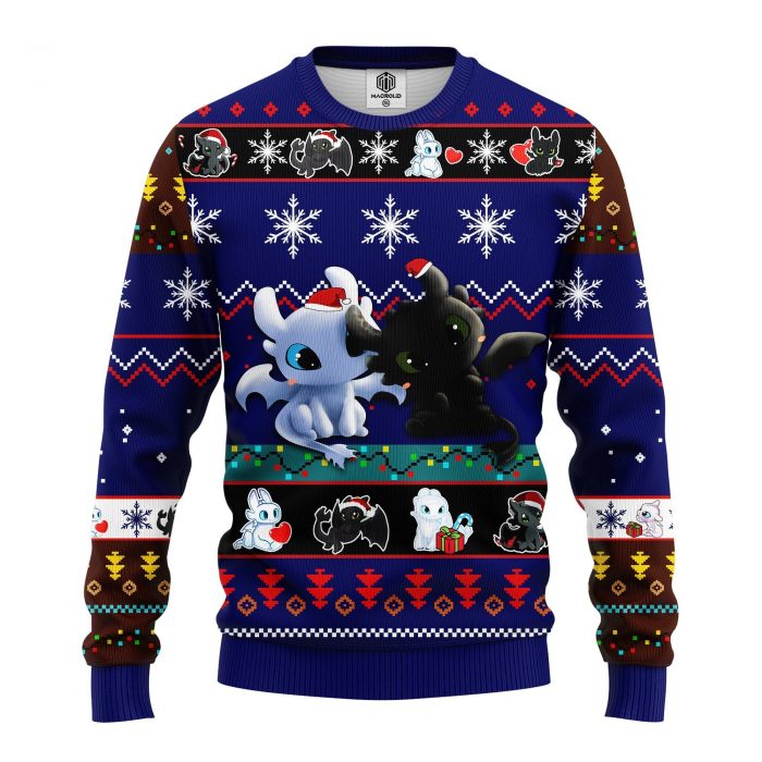 SweaterFrontHowtoTrainYourDragonmkup - Anime Sweater Store