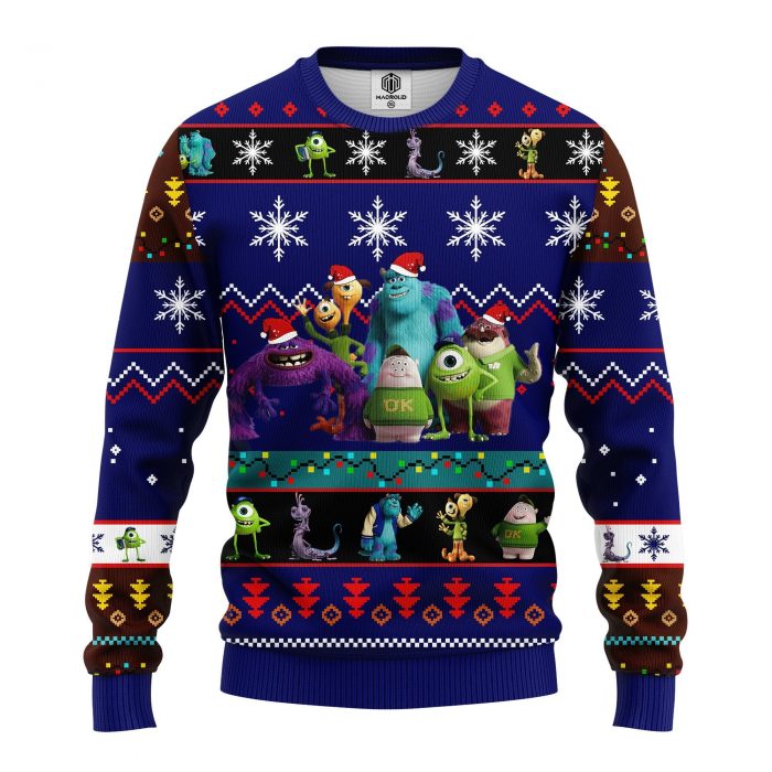 SweaterFrontMonstersUniversitymkup - Anime Sweater Store