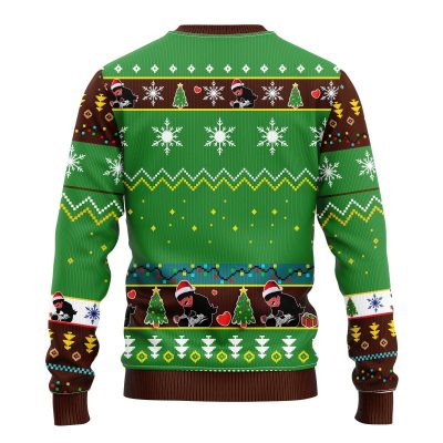 backAngryChristmasmkup - Anime Sweater Store