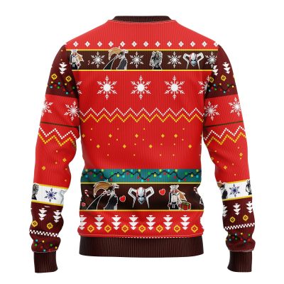 backICHIGOBLEACHChristmasmkup - Anime Sweater Store