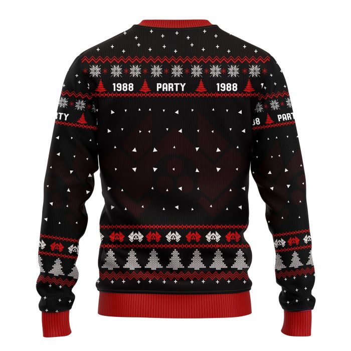 backNAKATOMIPLAZAKNITTINGPATTERN3DPRINTUGLYCHRISTMASSWEATERmkup - Anime Sweater Store