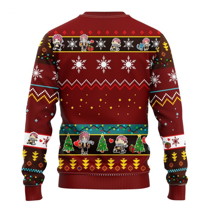 backNatsuchristmasmkup - Anime Sweater Store