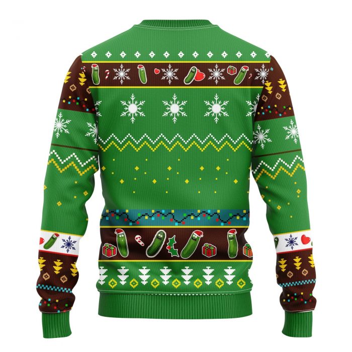 backPickleRick1Christmasmkup - Anime Sweater Store