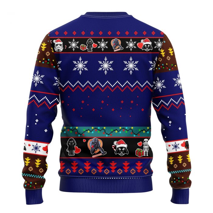 backStarWarsChristmasmkup 2914e8aa 37e0 4d8f 8bd0 075f659e36bf - Anime Sweater Store