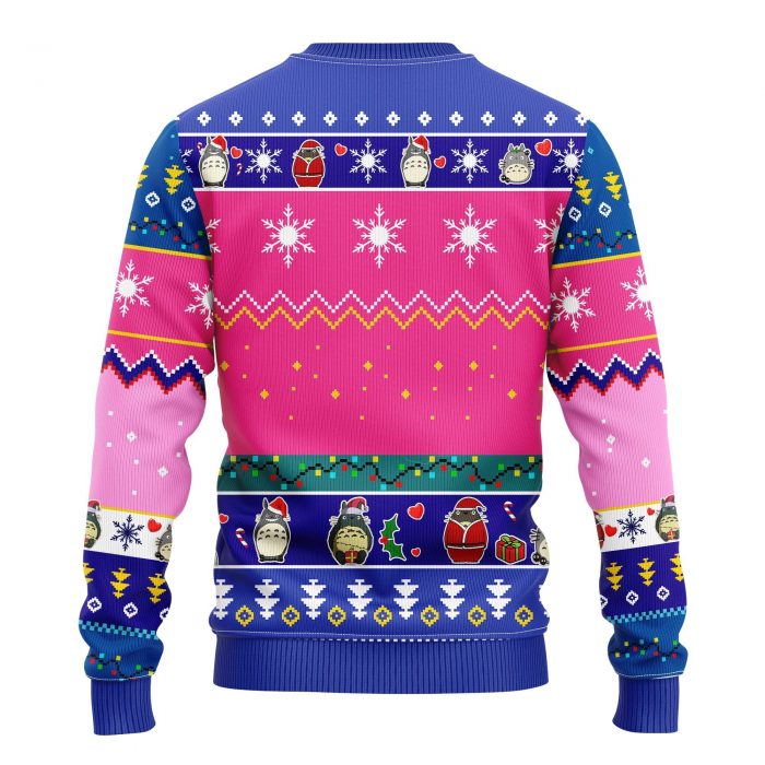 backTotoroRangSunChristmasmkup - Anime Sweater Store