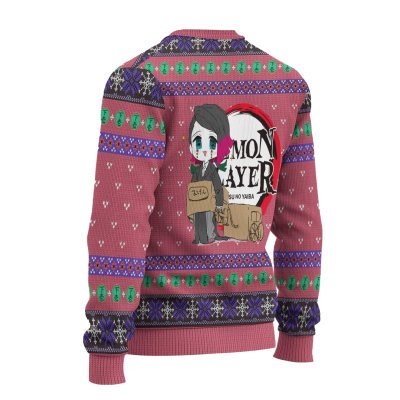 enmu demon slayer anime ugly christmas sweater xmas gift 219621 - Anime Sweater Store