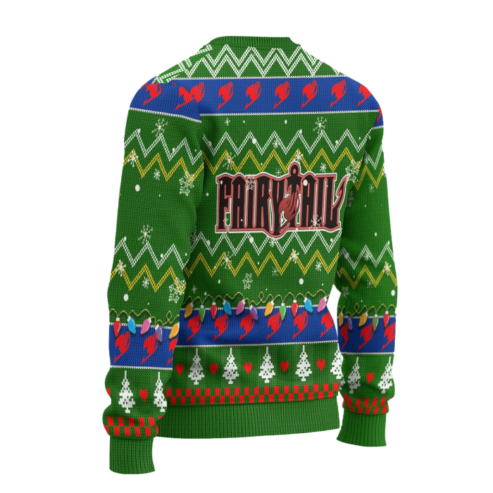 fairy tail anime ugly christmas sweater custom characters xmas gift 708727 - Anime Sweater Store