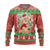 fairy tail anime ugly christmas sweater custom pink xmas gift 701705 - Anime Sweater Store