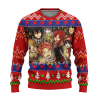 fairy tail anime ugly christmas sweater custom xmas gift 602370 - Anime Sweater Store