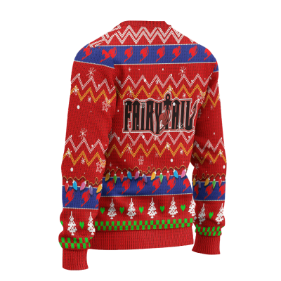 fairy tail anime ugly christmas sweater custom xmas gift 822997 - Anime Sweater Store