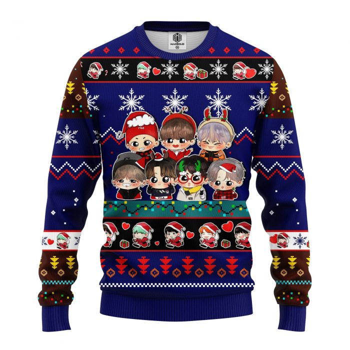 fontBTS1Christmasmkup - Anime Sweater Store