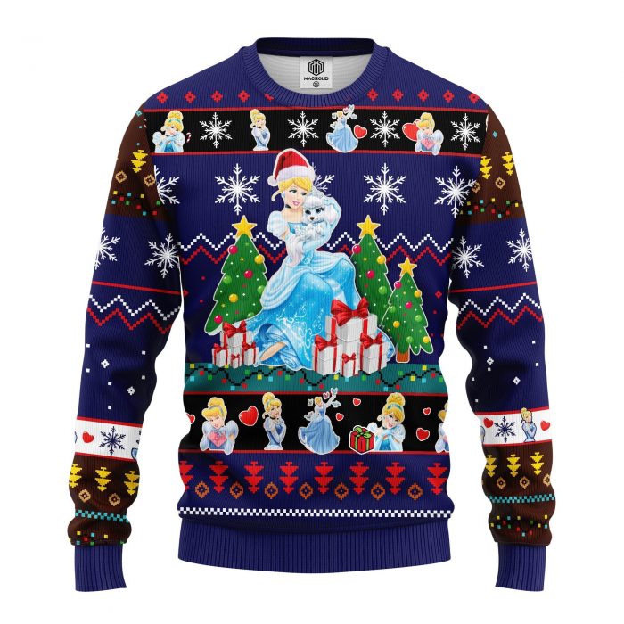 fontCinderellaChristmasmkup - Anime Sweater Store