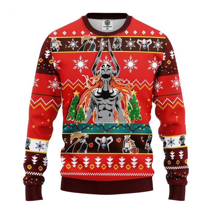 fontICHIGOBLEACHChristmasmkup - Anime Sweater Store