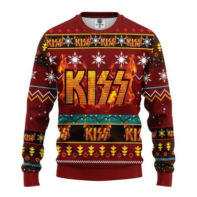 fontKissBankchristmasmkup - Anime Sweater Store