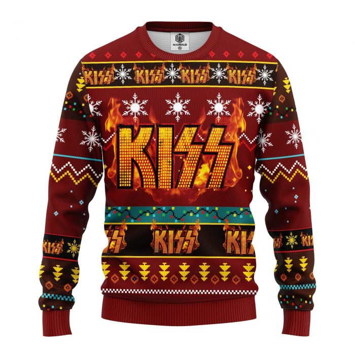 fontKissBankchristmasmkup - Anime Sweater Store