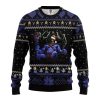 fontSKELETORKNITTINGPATTERN3DPRINTUGLYCHRISTMASSWEATERmkup - Anime Sweater Store