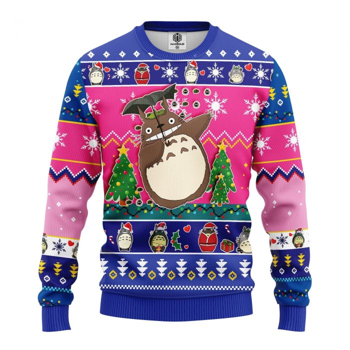 fontTotoroRangSunChristmasmkup - Anime Sweater Store