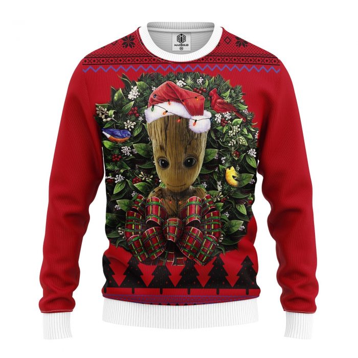 groot noel mc - Anime Sweater Store