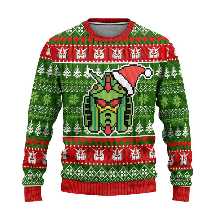 gundam anime ugly christmas sweater custom xmas gift 153092 - Anime Sweater Store