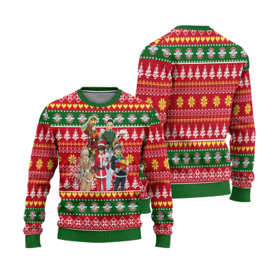 gundam team anime ugly christmas sweater custom xmas gift 606618 - Anime Sweater Store