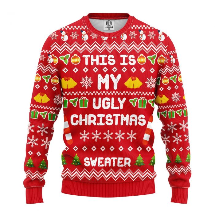 myuglychristmasfrontmc - Anime Sweater Store