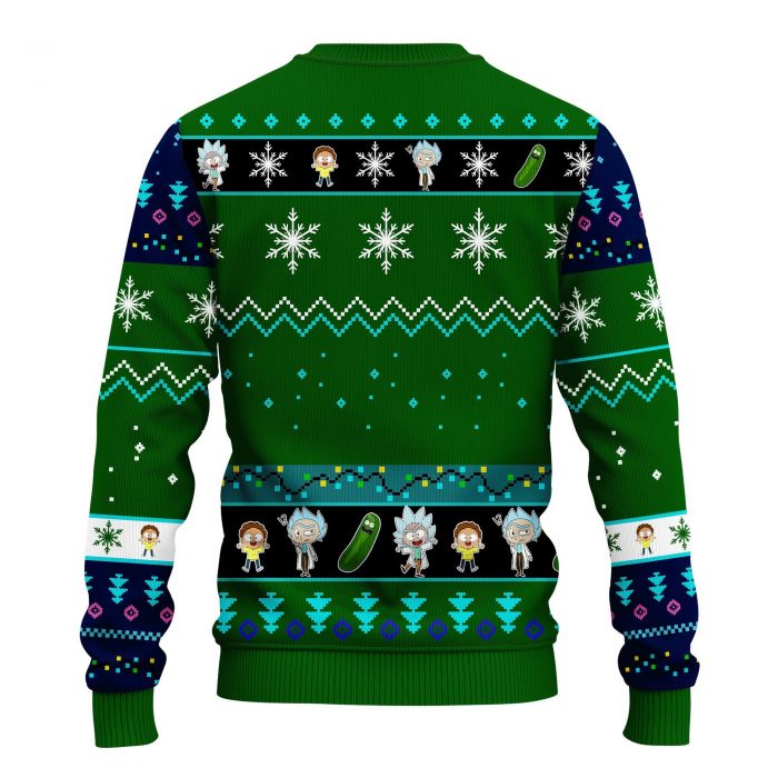 rickandmorty back - Anime Sweater Store