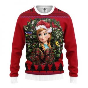 Anna Frozen Noel Mc Ugly Christmas Sweater