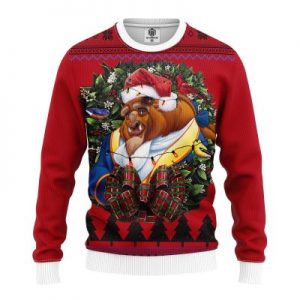 Beauty And The Beast Noel Mc Ugly Christmas Sweater