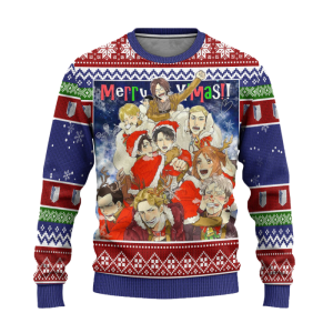 Scout Regiment Attack on Titan Anime Ugly Christmas Sweater Xmas Gift